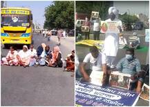 ਪਟਿਆਲਾ ਅਤੇ ਬਠਿੰਡਾ ਦੇ ਬੱਸ ਸਟੈਂਡ 'ਤੇ ਵੱਖ-ਵੱਖ ਸੰਸਧਾਵਾਂ ਵਲੋਂ ਪ੍ਰਦਰਸ਼ਨ ਜਾਰੀ, ਵੇਖੋ ਤਸਵੀਰਾਂ