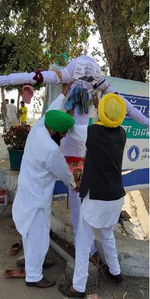 ਖੇਤੀ ਕਾਨੂੰਨਾਂ 'ਤੇ ਕਿਸਾਨਾਂ ਦਾ ਰੋਹ ਬਰਕਰਾਰ, ਦਿਨ ਬ ਦਿਨ ਸੰਘਰਸ਼ ਹੋ ਰਿਹਾ ਤੇਜ਼, ਦੇਖੋ ਤਸਵੀਰਾਂ