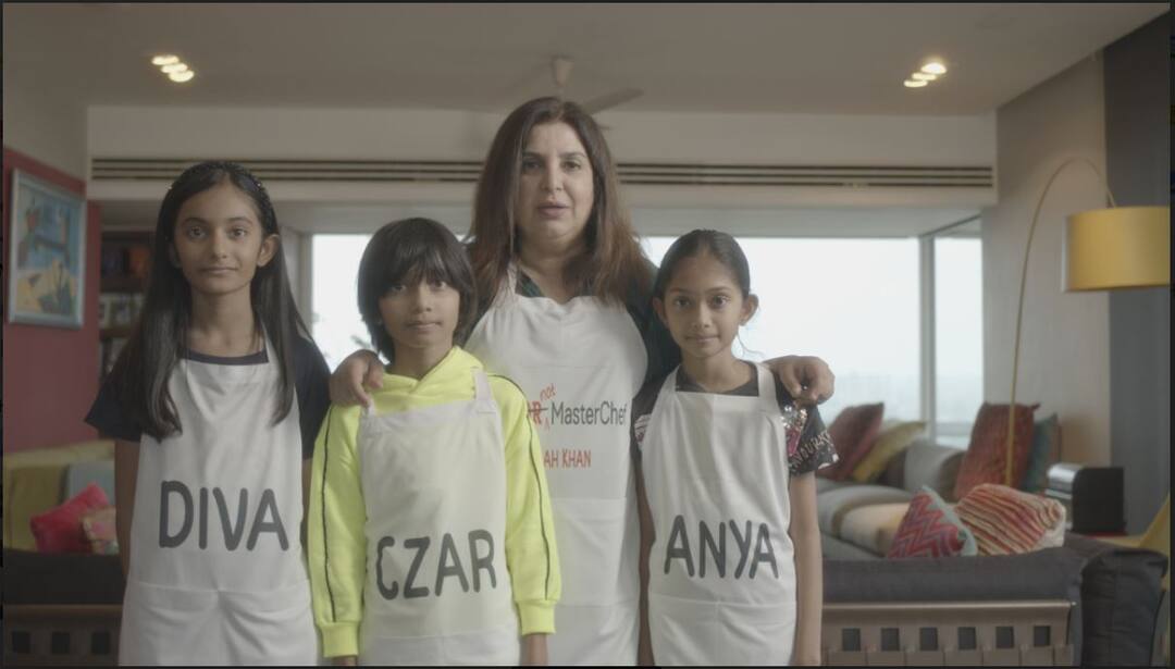 Farah Khan became the chef, her kids judge her ਫ਼ਰਾਹ ਖਾਨ ਬਣੀ ਸ਼ੈਫ, ਬੱਚਿਆਂ ਨੇ ਕੀਤਾ ਜੱਜ