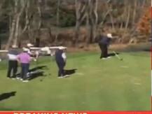 ਹਾਰ ਤੋਂ ਬਾਅਦ ਗੌਲਫ ਖੇਡਣ ਨਿੱਕਲੇ ਡੌਨਾਲਡ ਟਰੰਪ, ਲੋਕਾਂ ਨੇ ਪਾਇਆ ਘੇਰਾ