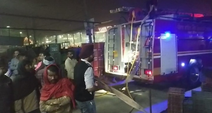 Fire broke out in Rajpura's Sabji Mandi ਰਾਜਪੁਰਾ ਦੀ ਸਬਜੀ ਮੰਡੀ 'ਚ ਲੱਗੀ ਭਿਆਨਕ ਅੱਗ