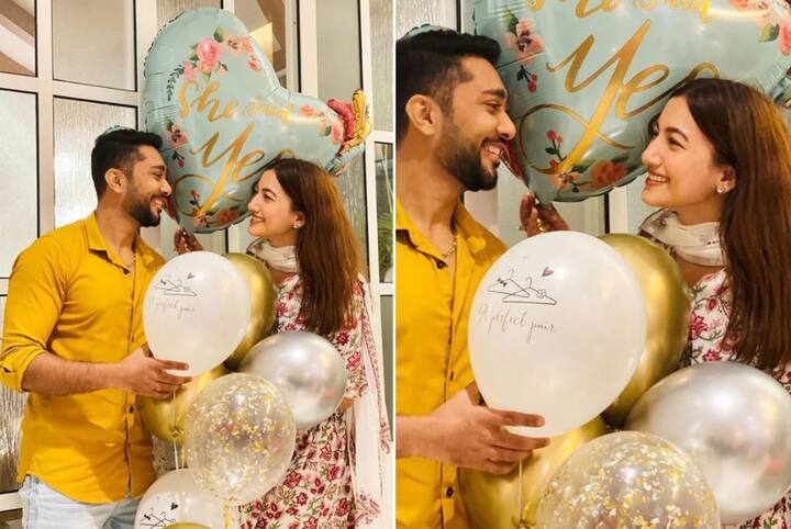 ਗੌਹਰ ਖ਼ਾਨ ਅਤੇ ਜ਼ੈਦ ਦਰਬਾਰ ਆਪਣੇ ਵਿਆਹ ਦੀਆਂ ਖਬਰਾਂ ਨੂੰ ਲੈ ਕੇ ਸੁਰਖੀਆਂ 'ਚ ਹਨ। ਐਕਟਰਸ ਅਤੇ ਮਾਡਲ ਗੌਹਰ ਖ਼ਾਨ ਹਾਲ ਹੀ ਵਿਚ ਜ਼ੈਦ ਦਰਬਾਰ ਤੋਂ ਮੰਗਣੀ ਫੋਟੋ ਸ਼ੇਅਰ ਕਰਦੇ ਹੋਏ ਸੋਸ਼ਲ ਮੀਡੀਆ 'ਤੇ ਦਿਖਾਈ ਦਿੱਤੀ।