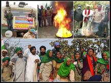 'ਭਾਰਤ ਬੰਦ' ਦੀਆਂ ਤਸਵੀਰਾਂ 'ਚ ਵੇਖੋ ਕਿਸਾਨ ਦੀ ਤਾਕਤ, ਇੰਝ ਰਿਹਾ ਦੇਸ਼ ਦਾ ਹਾਲ