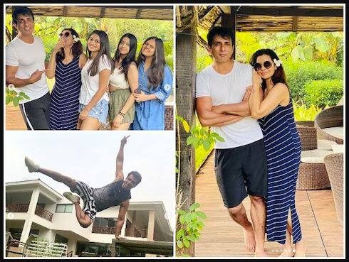 ਲੰਬੀ ਮਿਹਨਤ ਤੋਂ ਬਾਅਦ ਹੁਣ ਸੋਨੂੰ ਸੂਦ ਆਪਣੀ ਪਤਨੀ ਨਾਲ ਚੰਗਾ ਸਮਾਂ ਬਿਤਾ ਰਹੇ ਹਨ।