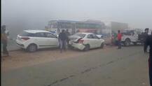 ਧੁੰਦ ਦਾ ਕਹਿਰ, ਐਨਐਚ-1 'ਤੇ ਭਿੜੀਆਂ ਦਰਜਨਾਂ ਕਾਰਾਂ, ਵੇਖੋ ਤਸਵੀਰਾਂ