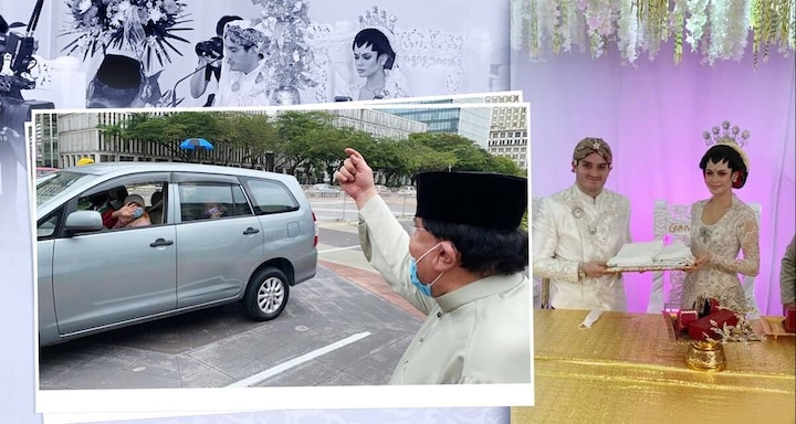 Malaysia couple hosts socially distanced drive-thru wedding for 10,000 guests Malaysia couple: ਕੋਰੋਨਾ ਨਿਯਮ ਤੋੜੇ ਬਗੈਰ ਵਿਆਹ 'ਚ ਸ਼ਾਮਲ ਹੋਏ 10 ਹਜ਼ਾਰ ਮਹਿਮਾਨ, ਜਾਣੋ ਕਿਵੇਂ ਹੋਇਆ ਇਹ ਕਮਾਲ