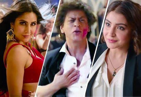 ਜ਼ੀਰੋ: ਇਸ ਫਿਲਮ 'ਚ ਸ਼ਾਹਰੁਖ ਖਾਨ, ਅਨੁਸ਼ਕਾ ਸ਼ਰਮਾ ਅਤੇ ਕੈਟਰੀਨਾ ਕੈਫ ਨਜ਼ਰ ਆਏ ਸੀ। ਫਿਲਮ ਦੀ ਰਿਲੀਜ਼ ਦੇ ਸਮੇਂ ਸ਼ਾਹਰੁਖ 52, ਕੈਟਰੀਨਾ 34 ਤੇ ਅਨੁਸ਼ਕਾ 30 ਸਾਲਾਂ ਦੀ ਸੀ। ਯਾਨੀ ਕੈਟਰੀਨਾ ਸ਼ਾਹਰੁਖ 18 ਸਾਲ ਛੋਟੀ ਸੀ ਤੇ ਅਨੁਸ਼ਕਾ 22 ਸਾਲ ਛੋਟੀ ਸੀ।