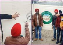 ਮੋਗਾ ਦੇ ਇੱਕ ਆਰਟਿਸਟ ਨੇ ਆਪਣੇ ਪਰਿਵਾਰ ਨਾਲ ਮਿਲਕੇ ਕਿਸਾਨੀ ਅੰਦੋਲਨ ਲਈ ਤਿਆਰ ਕੀਤਾ ਸਭ ਤੋਂ ਵੱਡਾ ਝੰਡਾ, ਖਾਸ ਤਸਵੀਰਾਂ ਜ਼ਰੀਏ ਜਾਣੋ ਜਾਣਕਾਰੀ