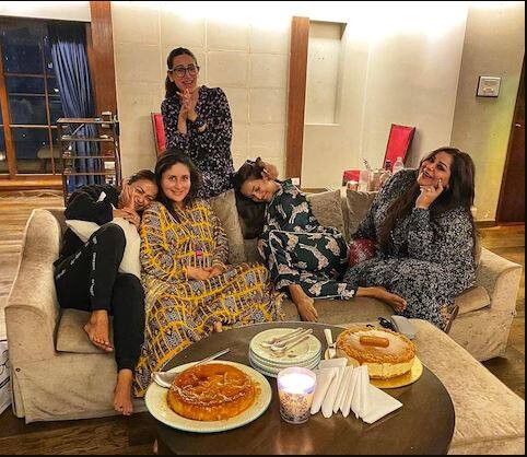 ਹਾਲ ਹੀ 'ਚ ਕਰੀਨਾ ਨੇ ਆਪਣੇ ਇੰਸਟਾਗ੍ਰਾਮ ਅਕਾਊਂਟ' ਤੇ ਇੱਕ ਫੋਟੋ ਸ਼ੇਅਰ ਕੀਤੀ ਹੈ। ਇਸ ਫੋਟੋ ਵਿੱਚ ਕਰੀਨਾ ਦੇ ਨਾਲ ਉਸ ਦੀ ਭੈਣ ਕਰਿਸ਼ਮਾ, ਮਲਾਇਕਾ ਅਰੋੜਾ, ਅਮੂ ਅਰੋੜਾ ਤੇ ਮੱਲਿਕਾ ਭੱਟ ਨਜ਼ਰ ਆ ਰਹੇ ਹਨ।  