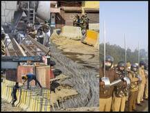 Photos: ਕਿਸਾਨ ਅੰਦੋਲਨ ਵਾਲੀ ਥਾਂ 'ਤੇ ਵਿਛਾਈਆਂ ਲੋਹੇ ਦੀਆਂ ਰੋਡਾਂ, ਸੁਰੱਖਿਆ ਕਵਚ ਨਾਲ ਦਿੱਲੀ ਪੁਲਿਸ ਨੇ ਖਿੱਚੀ ਤਿਆਰੀ 