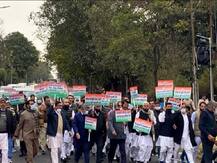 ਖੱਟਰ ਸਰਕਾਰ ਖਿਲਾਫ ਅਵਿਸ਼ਵਾਸ ਮਤਾ ਲਿਆਉਣਾ ਚਾਹੁੰਦੇ ਵਿਧਾਇਕ, ਚੰਡੀਗੜ੍ਹ 'ਚ ਰੋਸ ਮਾਰਚ