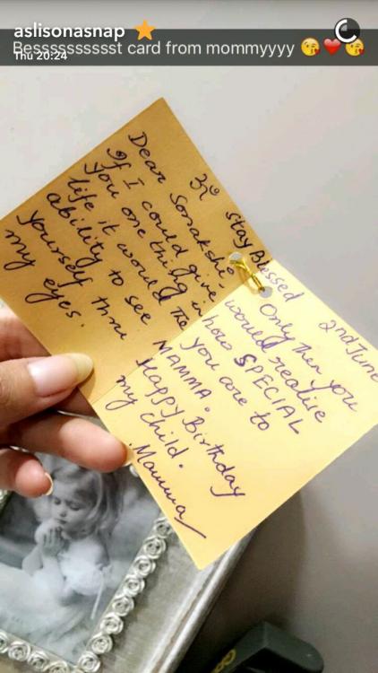 Mum Poonam sends EMOTIONAL Birthday wishes to Sonakshi! The letter will definitely remind you of your mother!