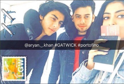 Pics & VIDEO: SRK's son Aryan Khan HOLIDAYING with Navya Nanda!