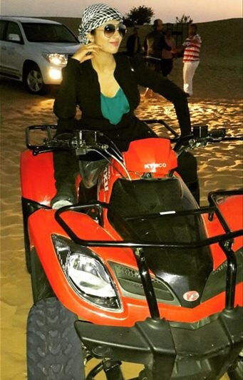 UNSEEN PIC! Divyanka Tripathi aka 'Ishita' looks AWESOME riding a Quad bike