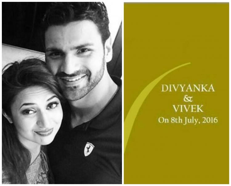 FIRST PIC of Divyanka & Vivek's 'Wedding Card' OUT! Fans go Crazy!