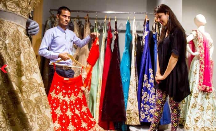 sachin and babi light blue dress Celebrity Divyanka Tripathi Inspired Wedding Wear velvet Saree main image 1