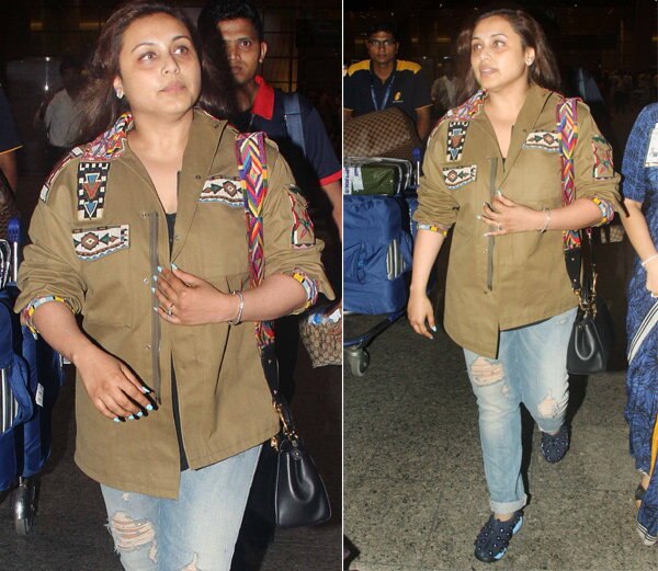 SEE PICS: Rani Mukerji’s FIRST PUBLIC appearance post baby Adira’s birth; Check out her SHOCKING TRANSFORMATION!