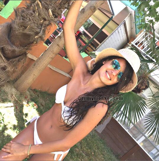 HOTNESS ALERT! 'DJ Waley Babu' girl Natasa SIZZLES in a white BIKINI in Greece; SIZZLING PICS!