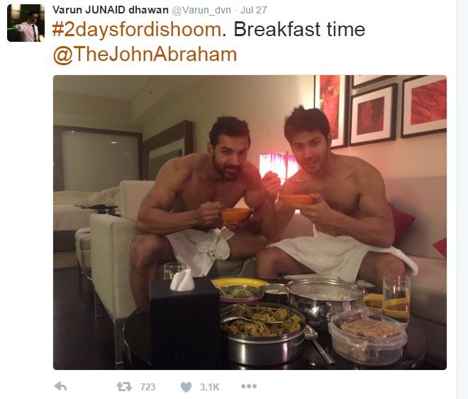 CHECK OUT: Did Varun Dhawan & John Abraham REVEAL a bit TOO MUCH in their TOWEL avatar!