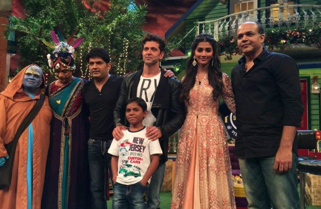 PHOTOS: 'Mohenjo Daro' stars Hrithik Roshan-Pooja Hegde on 'The Kapil Sharma Show' create a laughter riot!