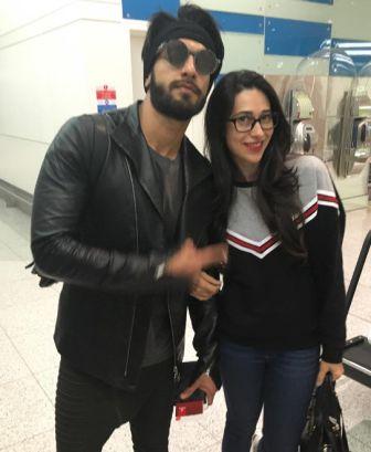 SEE PICS: Ranveer Singh SPOTTED goofing with Karisma Kapoor