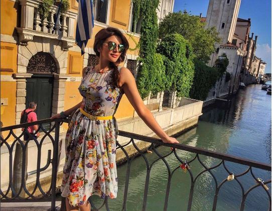 STUNNING TV actress raising the HEAT up during her Birthday celebration in Italy; See PICS!