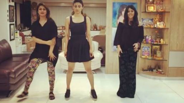 WATCH VIDEO: YHM actress Divyanka & 'Naagin' Mouni Roy's HOT BOOTY DANCE with Ekta Kapoor!