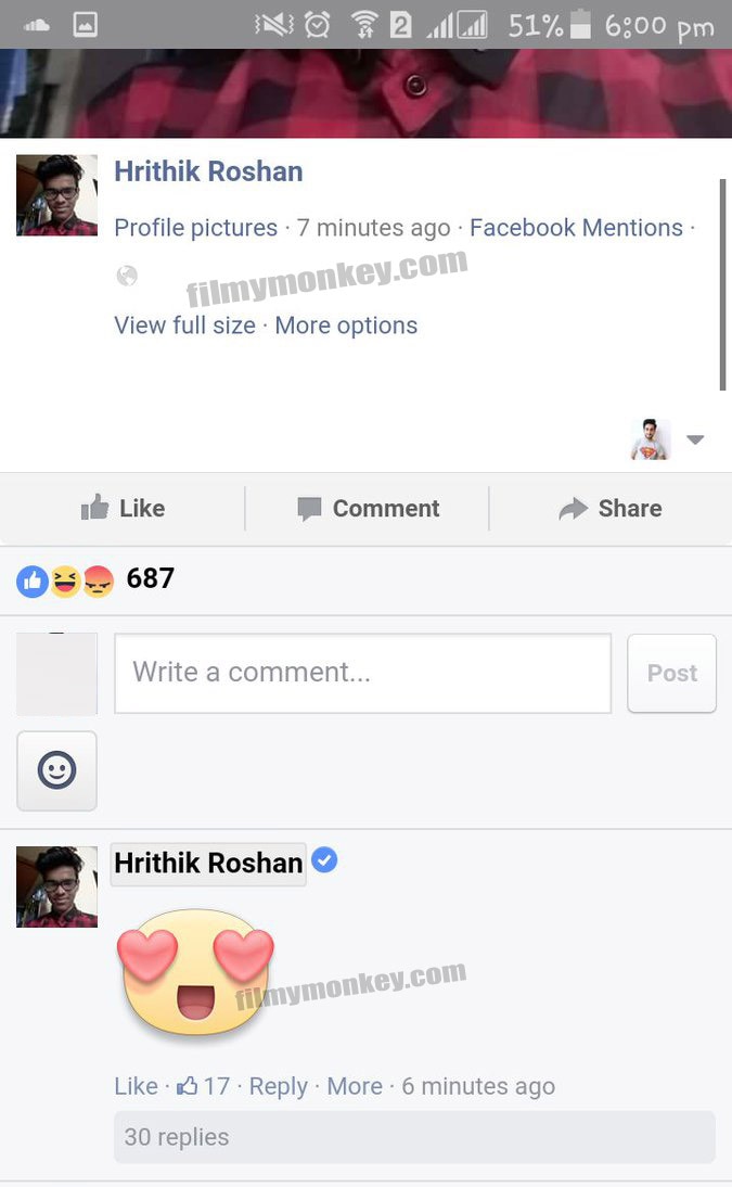 Hrithik Roshan's HACKED Facebook account RESTORED; The FUNNY stuff done by HACKER will make you go ROFL!
