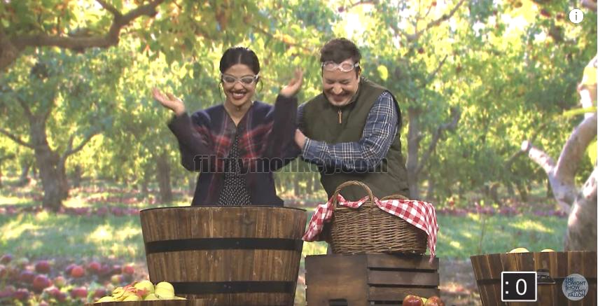 The Tonight Show: Priyanka Chopra beats Jimmy Fallon in Apple Bobbing game & goes Twirling; 'Quantico 2' promotion becomes a laugh riot