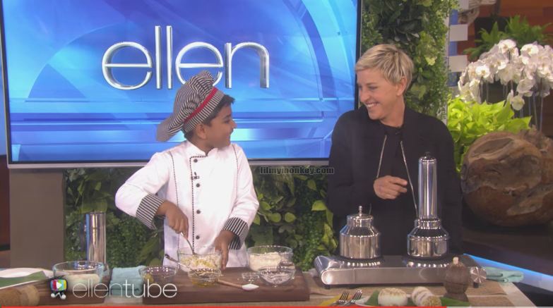 6 yr old chef Nihal Raj aka Kicha WINS HEARTS with his INNOCENCE & SKILLS on 'The Ellen DeGeneres Show