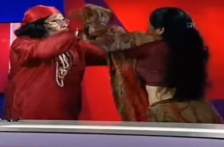 OMG! This VIDEO of 'BiggBoss 10' contestant Om Swami SLAPPING woman astrologer on live show is going VIRAL! WATCH