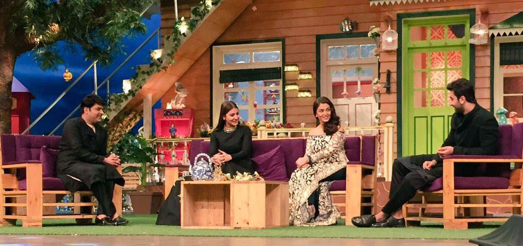 PICS & VIDEO: Ranbir, Aishwarya & Anushka have a BLAST promoting ADHM on 'The Kapil Sharma Show'!