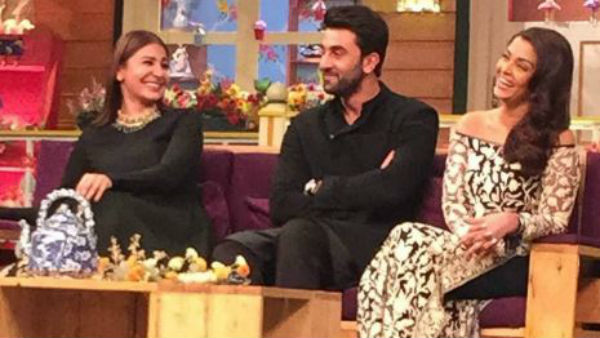 PICS & VIDEO: Ranbir, Aishwarya & Anushka have a BLAST promoting ADHM on 'The Kapil Sharma Show'!