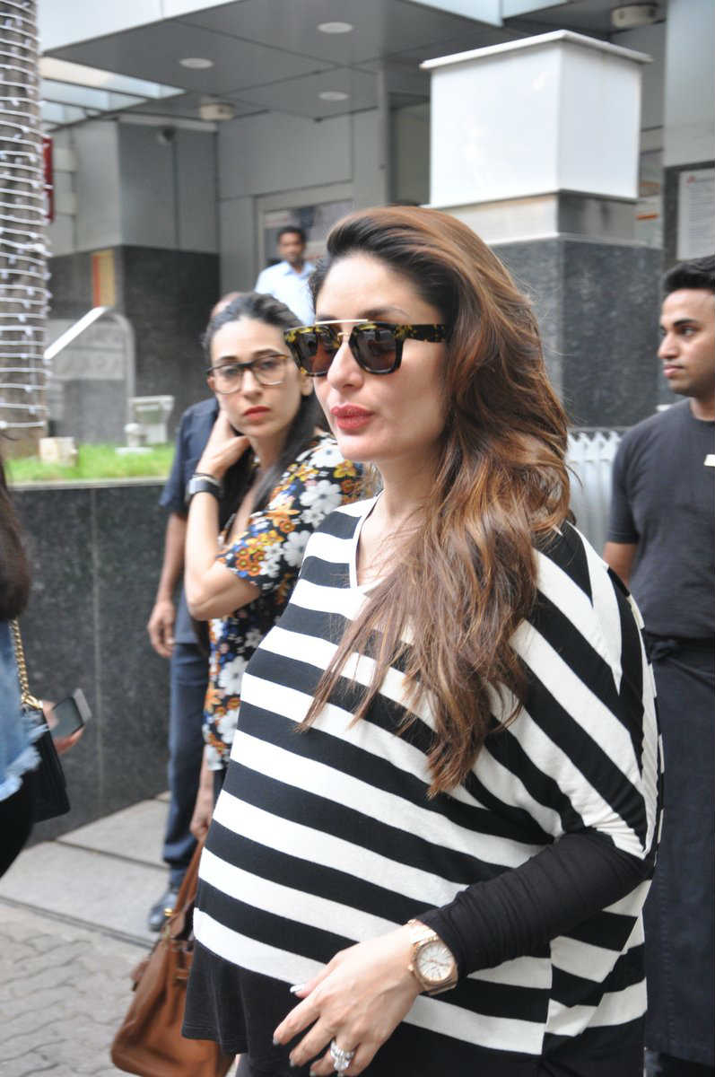 SEE PICS: Mom-to-be Kareena looks stylish as ever on a LUNCH DATE with sister Karisma & Reah Kapoor