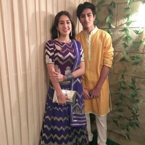 CHECK OUT: Saif Ali Khan's kids Sara and Ibrahim Khan's stylish avatars at Bachchan's Diwali bash!