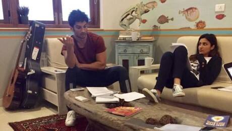 Sushant Singh Rajput and Parineeti Chopra prep for ‘Takadum