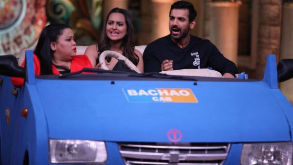 OMG! Furious John Abraham WALKS OUT of 'Comedy Nights Bachao'; Krushna ran behind to apologise! INSIDE PICS from the set!