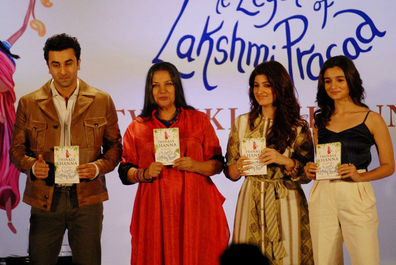 IN PICS: Akshay, Ranbir, Alia & others at the launch of Twinkle Khanna's second book 'The Legend of Lakshmi Prasad