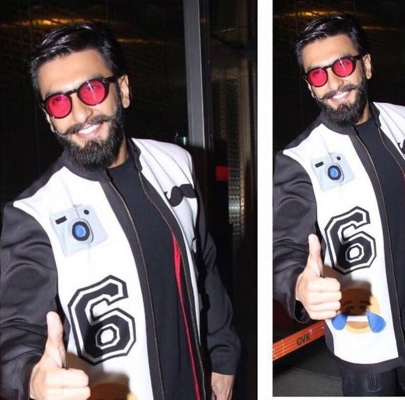 Lovebirds Ranveer Singh & Deepika Padukone look ADORABLE at Airport as they leave for Dubai!