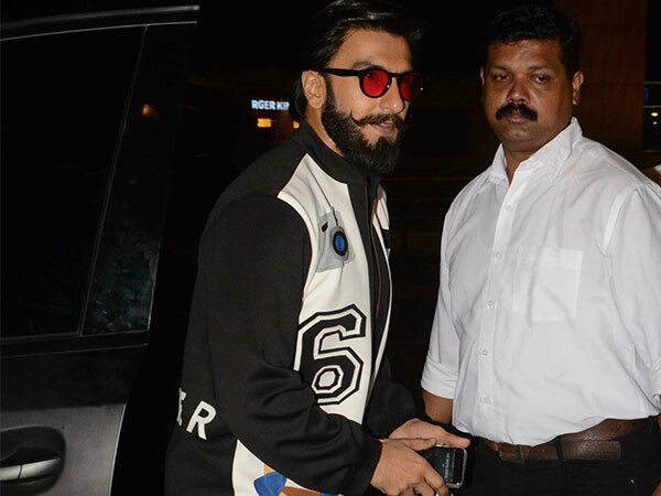 Lovebirds Ranveer Singh & Deepika Padukone look ADORABLE at Airport as they leave for Dubai!