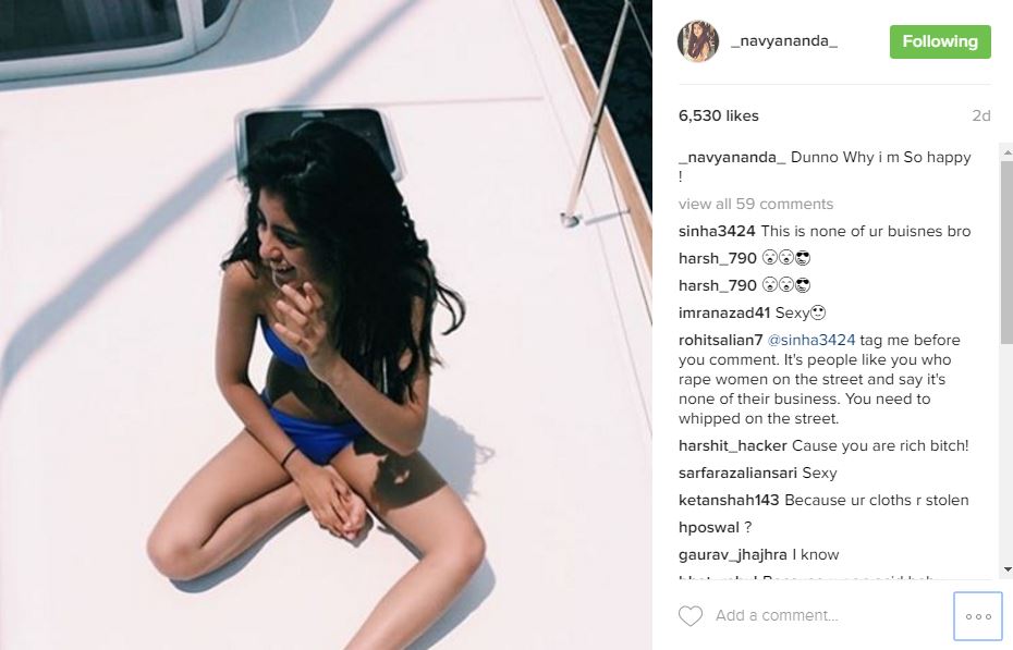 HOTNESS ALERT! Amitabh Bachchan's granddaughter Navya Nanda raises OOMPH in a BIKINI again!