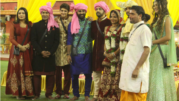 Bigg Boss 10: FIRST PICS of Monalisa as Bride & Vikrant Singh Rajpoot as groom; Contestants celebrate their GRAND WEDDING inside the house!