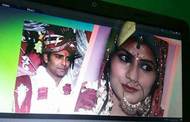 Manveer Gurjar with his bride (Pic Source: SpotBoye)