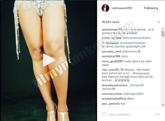 Sexy Videos Of Pornstar Rakhi Sawant - BOLD or VULGAR? Fans lash out at Rakhi Sawant for her latest video... 'nude  dance'.. 'ye bhi nahi pehenti!'..!