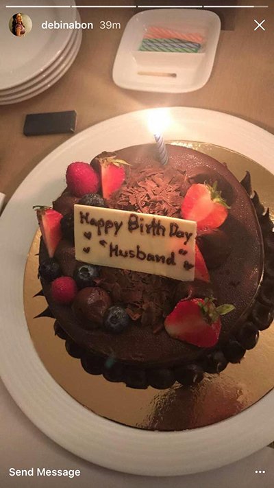 Gurmeet's Birthday Cake (Snapchat)