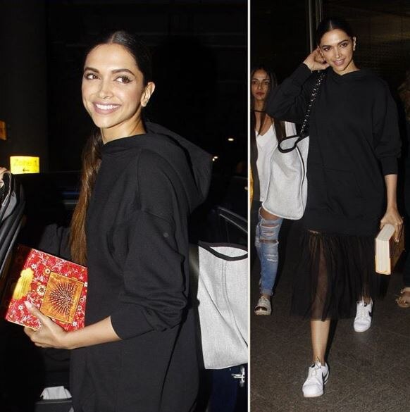 Deepika Padukone preparing hard for 'Padmavati'; Spotted carrying 'History Of Rajasthan'!