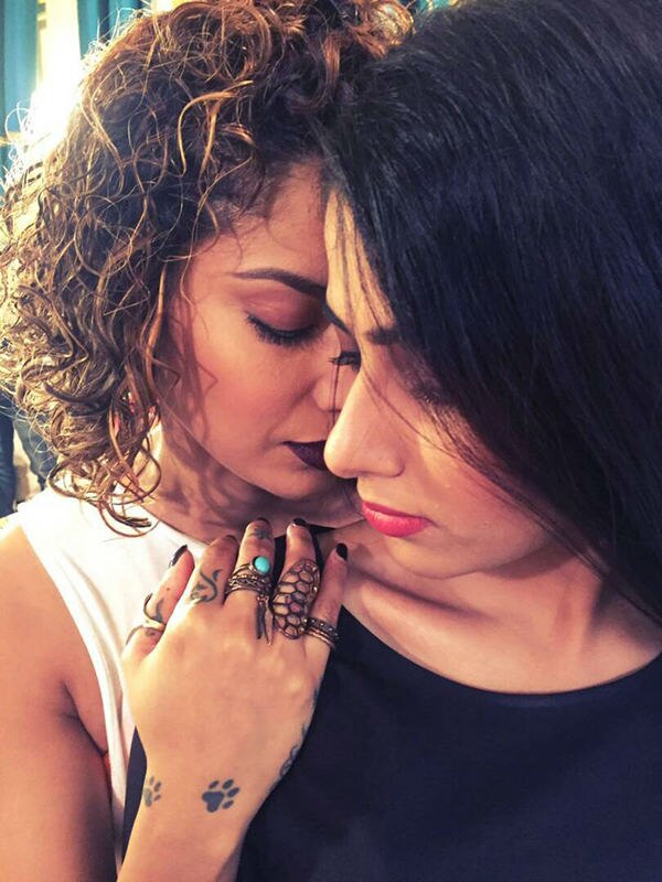 Bigg Boss 8' contestant Diandra Soares plays LESBIAN in a web-series;  Shares a LIP LOCK with co-actress!
