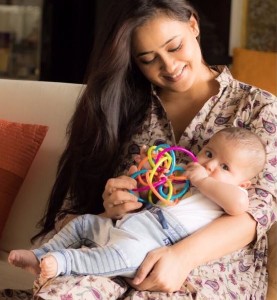 PIC ALERT! Shweta Tiwari's 8-month-old SON Reyansh's FIRST Raksha Bandhan with sister Palak!