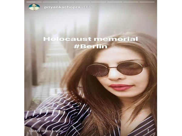 Priyanka Chopra gets slammed for clicking selfies at Holocaust Memorial, deletes pics