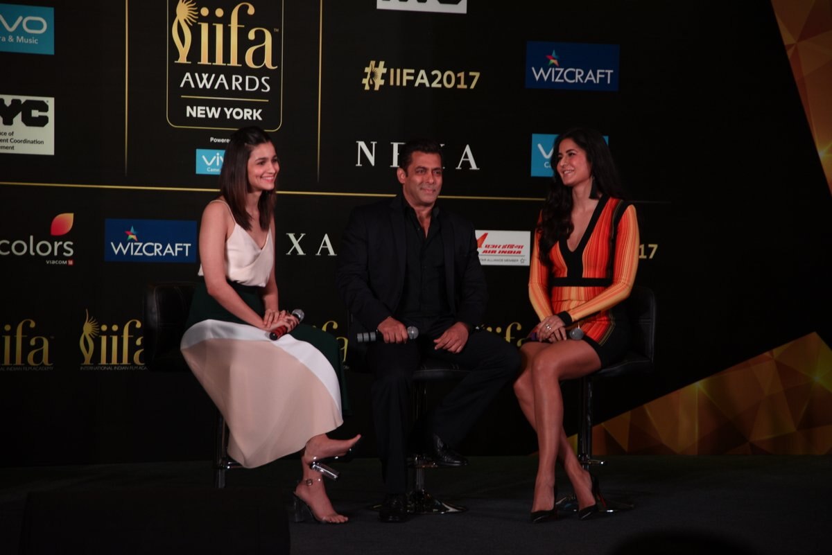 IN PICS: Salman Khan, Katrina Kaif, Alia Bhatt DAZZLE at IIFA 2017 press conference!